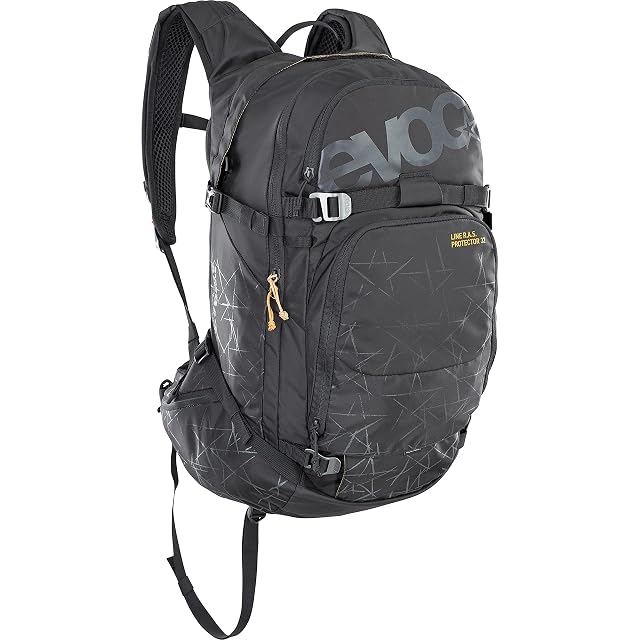 Sac à dos de ski noir EVOC Line R.A.S. Protector 32 avec dorsale