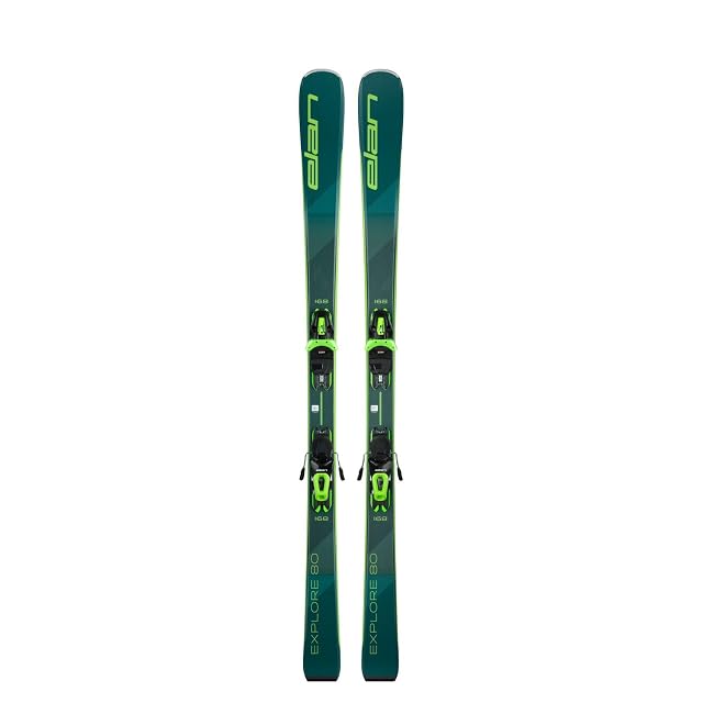 Ensemble de ski alpin Elan Explore 80 avec fixations EL 10.0 GW Shift, 168 cm
