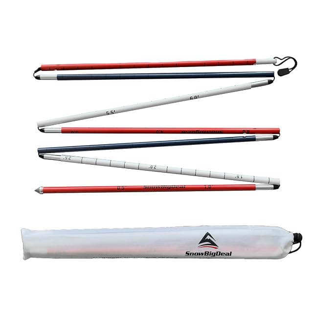 Sonde d’avalanche SnowBigDeal American 2.0, 305 cm