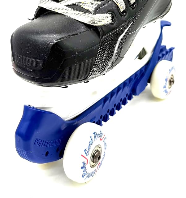 Protège-lames à roulettes RollerGard bleu