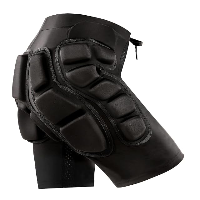 Short de protection Relaxyee 3D rembourré noir