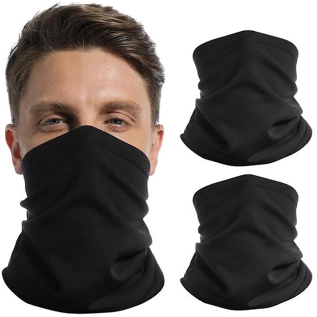 Paire de tours de cou StylSense noirs en polaire