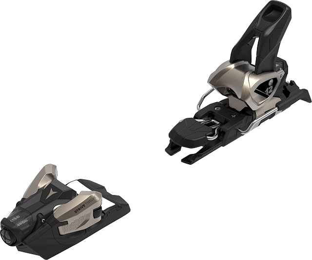 Fixation de ski Atomic Strive 12 GW, noir et bronze, avec stoppeur de 115 mm