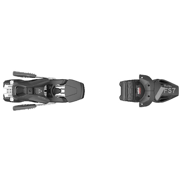 Fixation de ski junior Fischer FS7 GW CA, noire, avec stoppeur de 90 mm