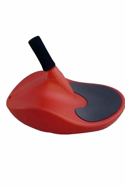 Luge patin AlpenGaudi Zipfel en HDPE rouge, 57 cm