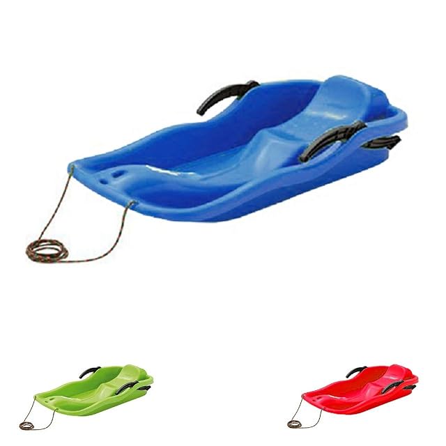 Luge en plastique Prosperplast Race bleue avec corde de traction