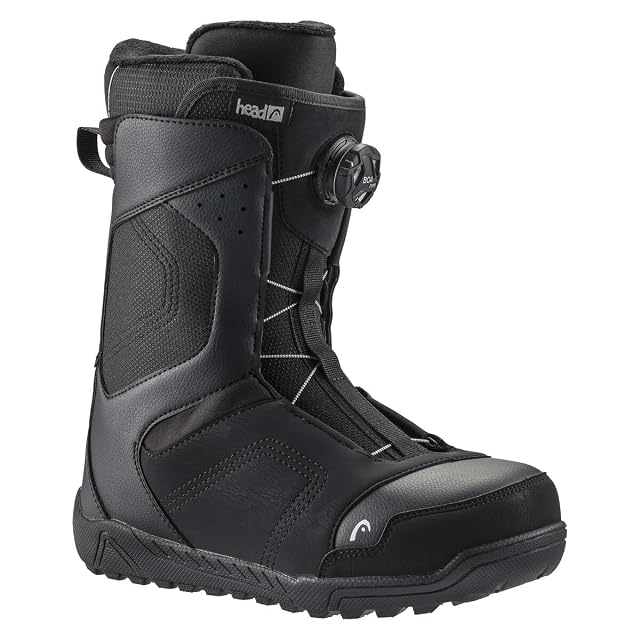 Boot de snowboard HEAD Rev Coiler noire à molette BOA