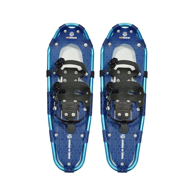 Raquette en aluminium outdoorer SnowHiker à fixation à crémaillère, taille L